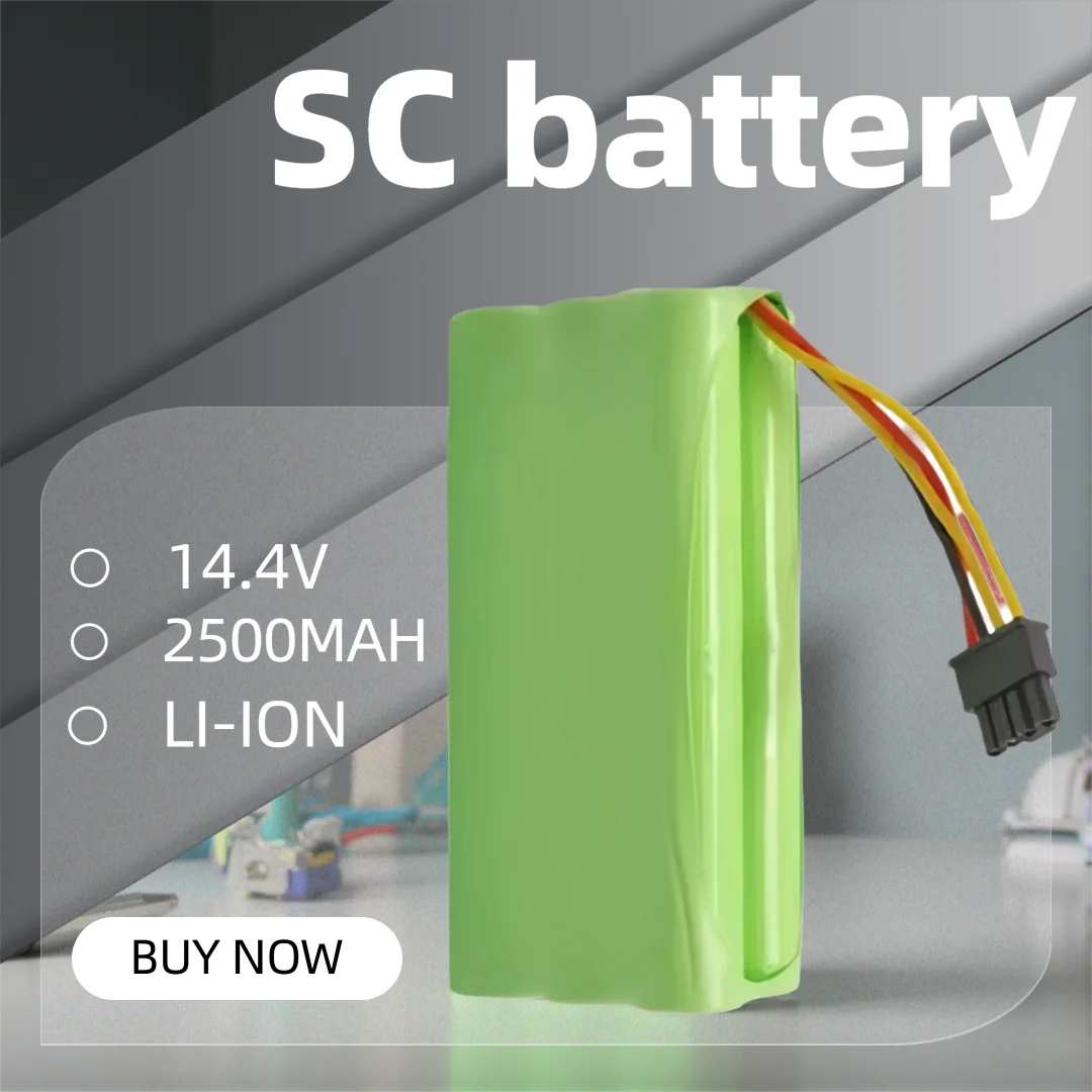 

14.4V 2500mAh Robot Battery for Ursus Trotter UT-EXCELLENZA Robotica Vacuum Cleaner
