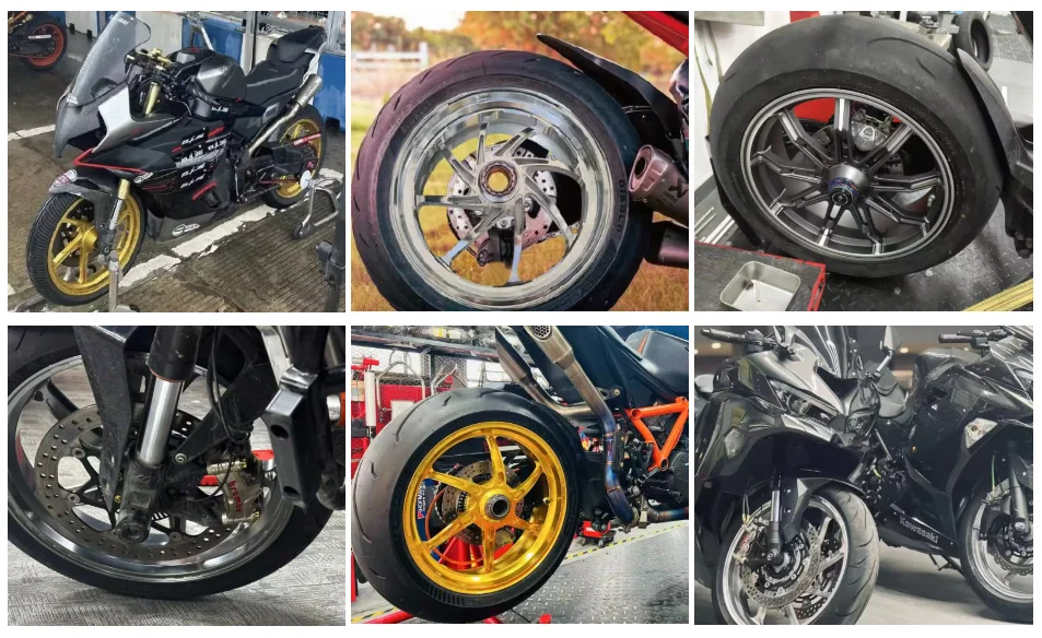 Professional 17 Inch Forged Aluminum Alloy Motorcycle Wheels For ktm Super duke Accessories for ktm 1290 / 890 / 790 / 690 / 390