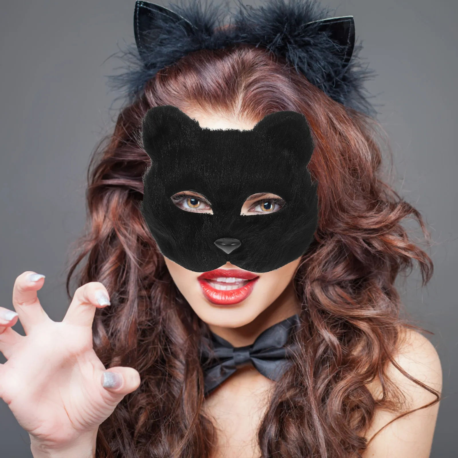 

Комплект для косплея Волка: маска, перчатки, хвост. Набор для костюма животного, реквизит для фестивалей, вечеринок, ролевых игр, маскарадов, аксессуар для фотосессий.