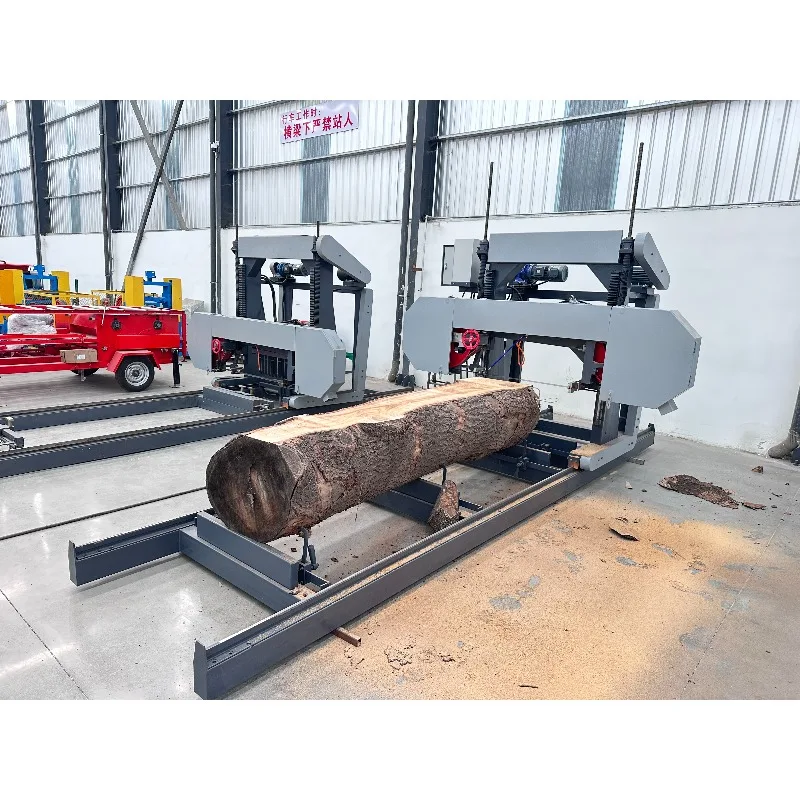 

660-914mm Diameter Woodworking Cutting Sawmill Ultra Portable Horizontal Band Sawmill