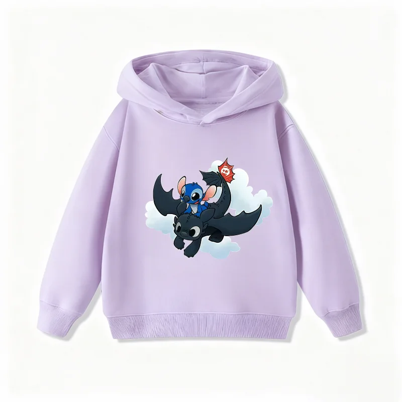 Potdemiel كيفية تدريب التنين الخاص بك بلا أسنان للأطفال هوديي غرزة الاطفال البلوز الخريف والشتاء الدافئة الاطفال مقنعين البلوز