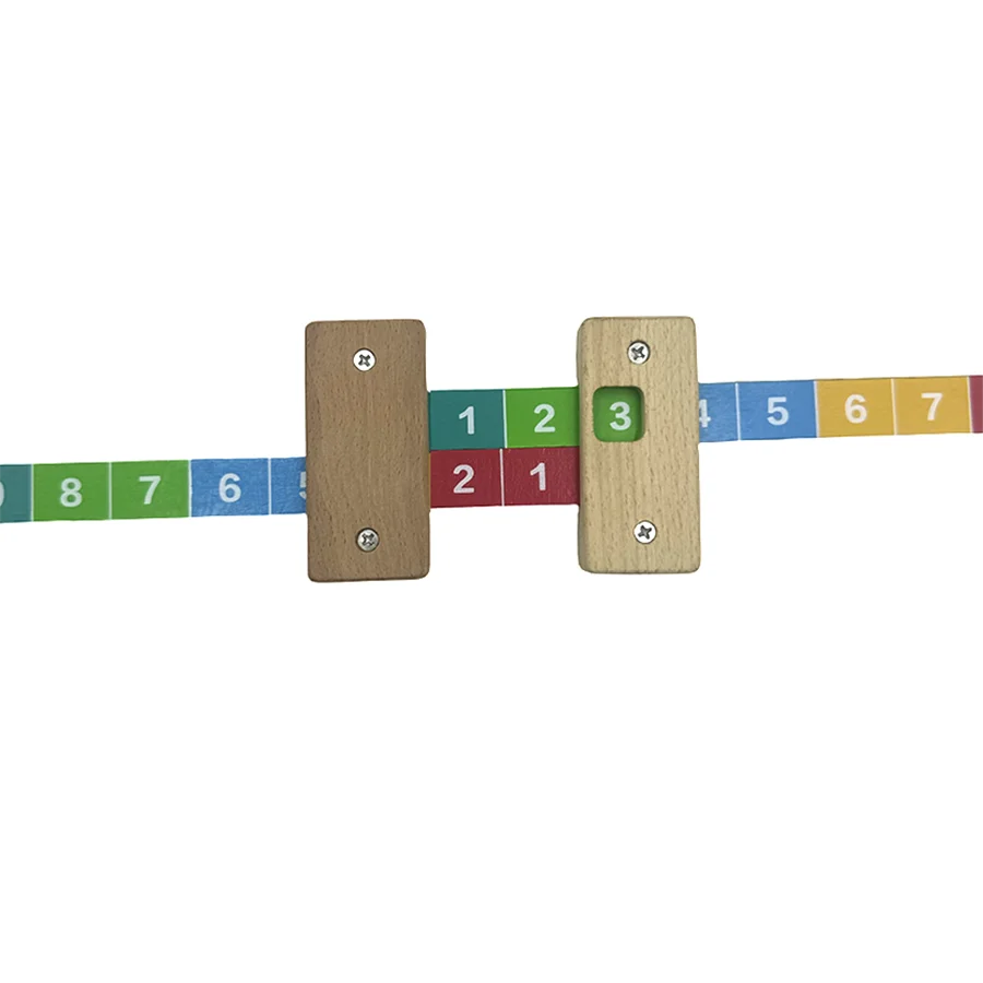 1 Pc 어린이 나무 수학 산술 장난감 교육 추가 눈금자 교육 번호 장난감 어린이를위한 선물 교육 보조
