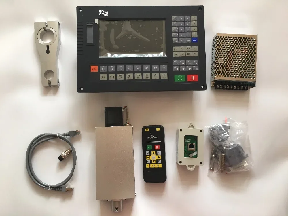 

CNC Controller CC-S4D for plasma cutting CC-S4C Built in arc control torch height control with lfter and remote controller