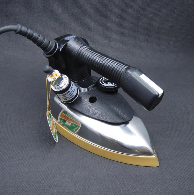 QS-130 تعديل درجة الحرارة الملابس معدات الكي الصناعية زجاجة مكواة البخار الكي بالبخار