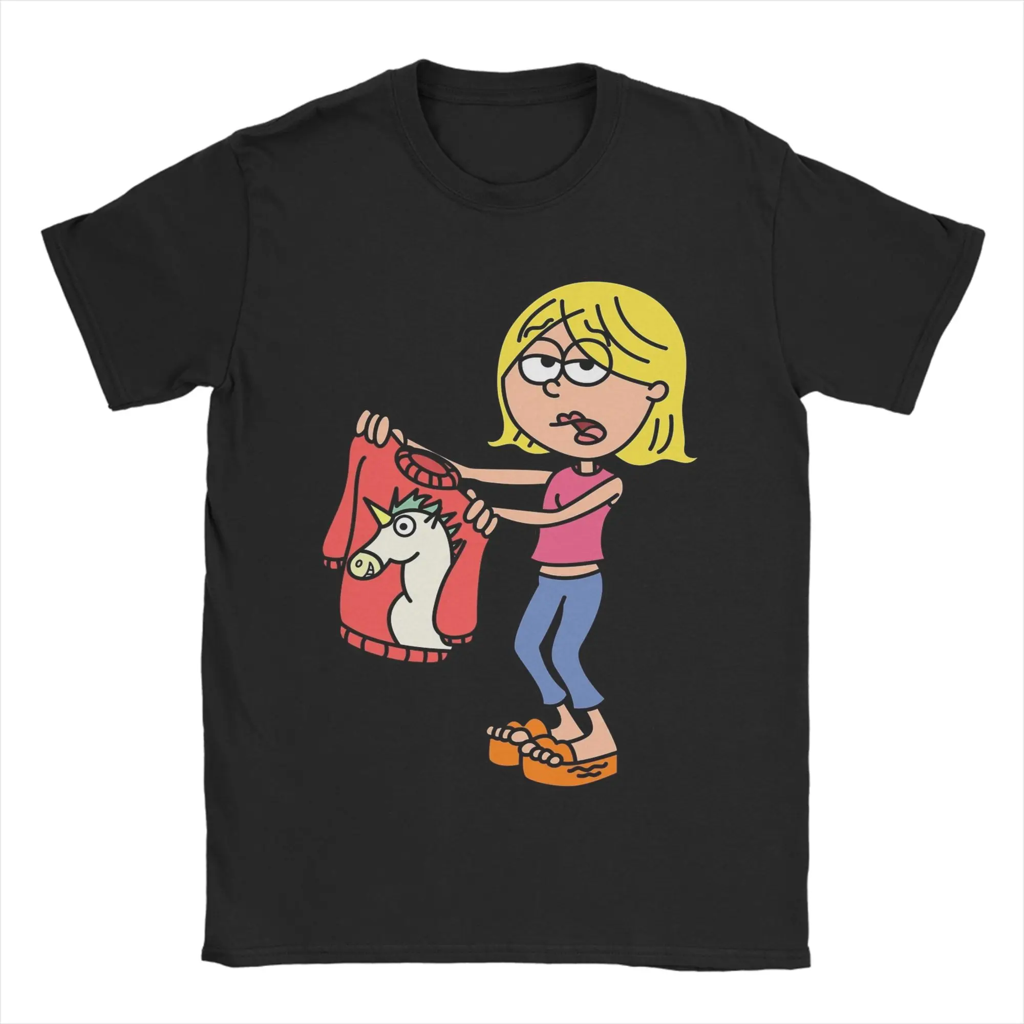 Vintage Lizzies Cartoon McGuires T-Shirt Men Crewneck 100% Cotton T Shirt  Short Sleeve Tee Shirt Printed Clothing