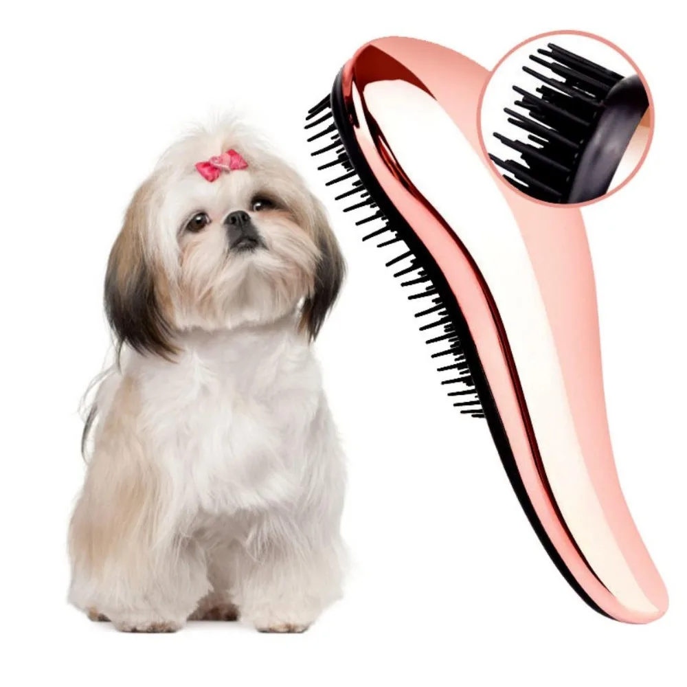 

Dog Hair Remover Brush Cat Dog Hair Grooming and Care Comb for Long Hair Cat Pet Removes Hairs Cleaning Bath Brush Pet Supplies