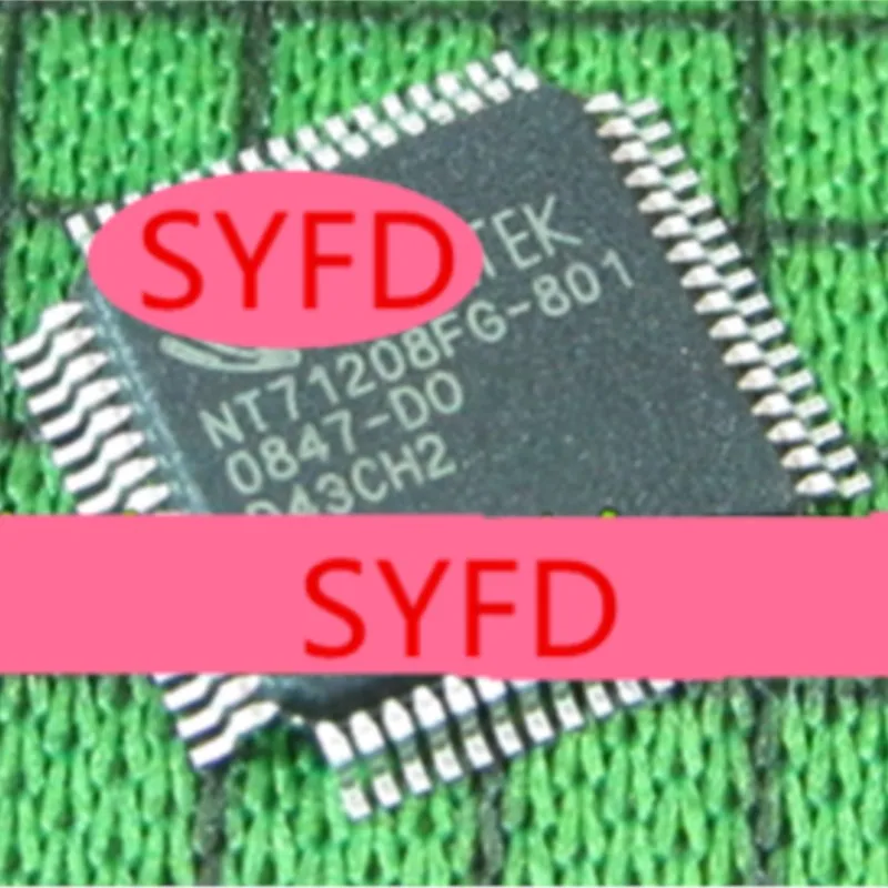 5PCS   NT71208FG-801  QFP64