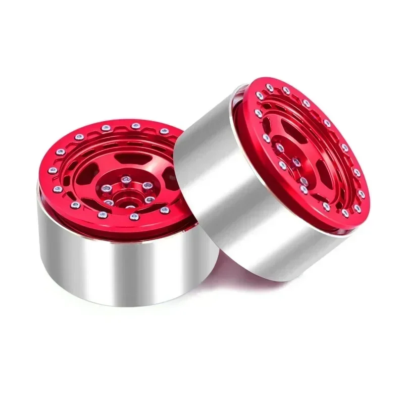 

1/10 RC Гусеничный ЧПУ из алюминиевого сплава 2,2 дюйма обод колес с замком для TRX4 D90 Axial SCX10 Wraith Capra