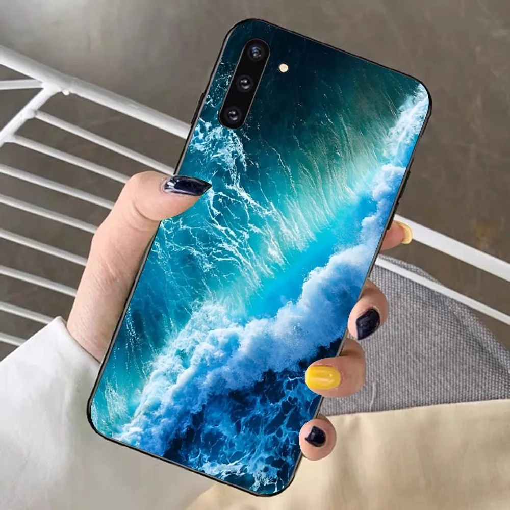 SEA Wave Phone Case For Redmi 8 9 10 pocoX3 pro for Samsung Note 10 20 for Huawei Mate 20 30 40 50 lite