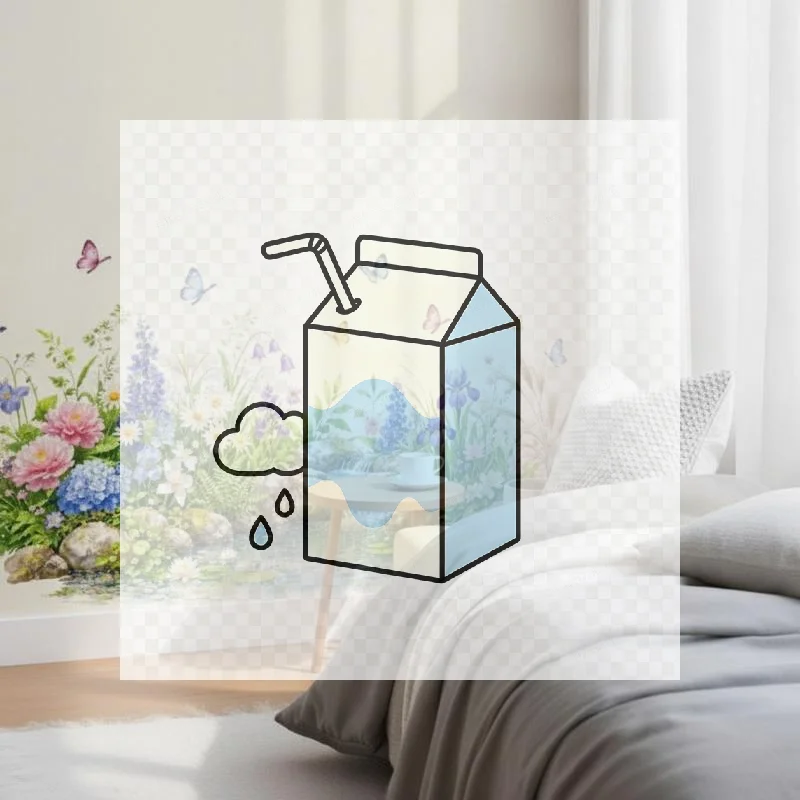 Flowers Wall Stickers Budget Friendly Removable Decals for Rental Home Makeover Wall & Furniture Decoration