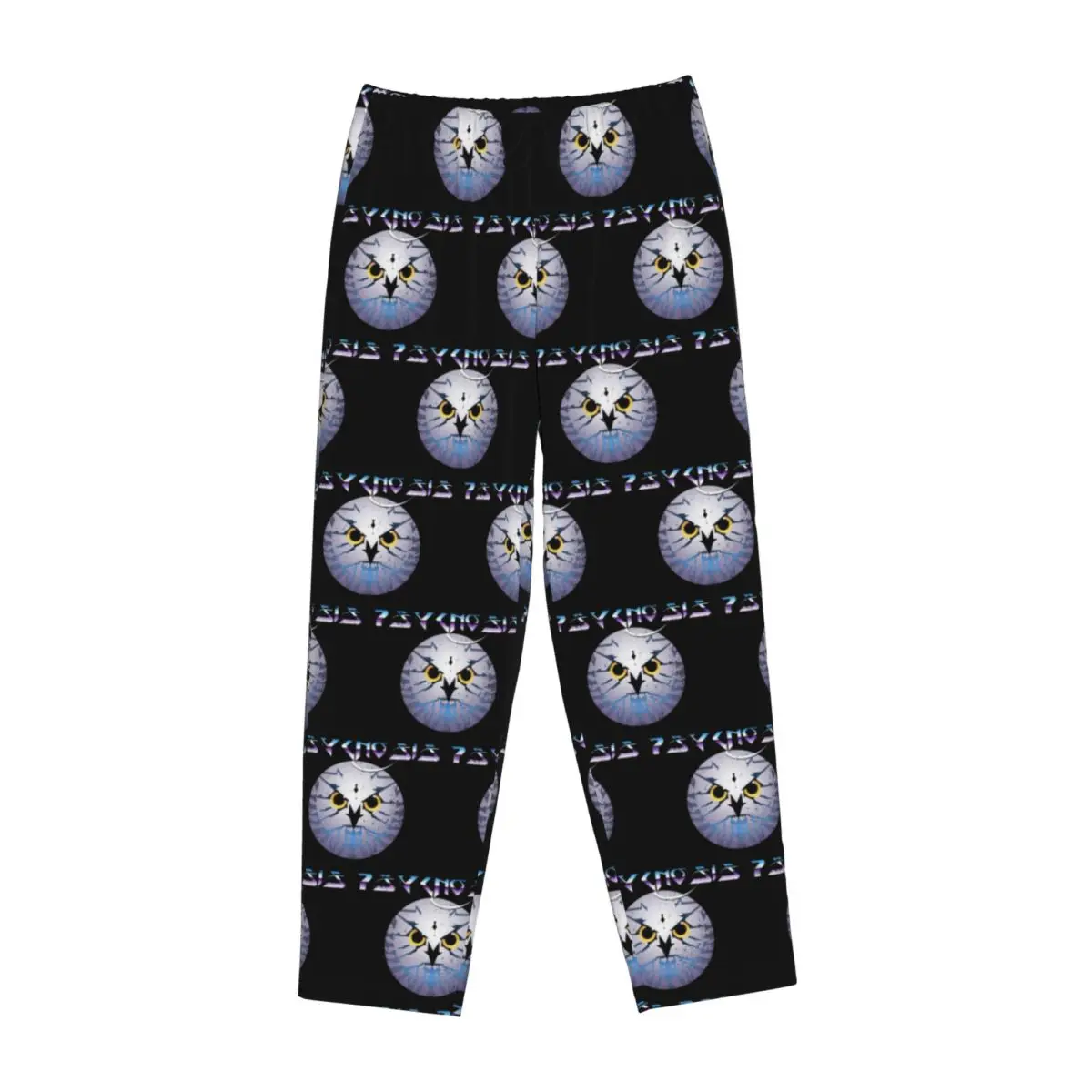 

Custom Amiga Psygnosis Owl Women Pajama Pants Lounge Sleep Sleepwear Bottoms with Pockets