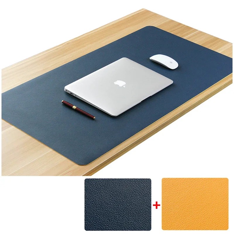 Double-Side Mouse Pads PU Leather Mousepad xxl Carpet Mouse Mat Anti-dirty Mouse Pad Office Computer Laptop Desk Pad Large HOT