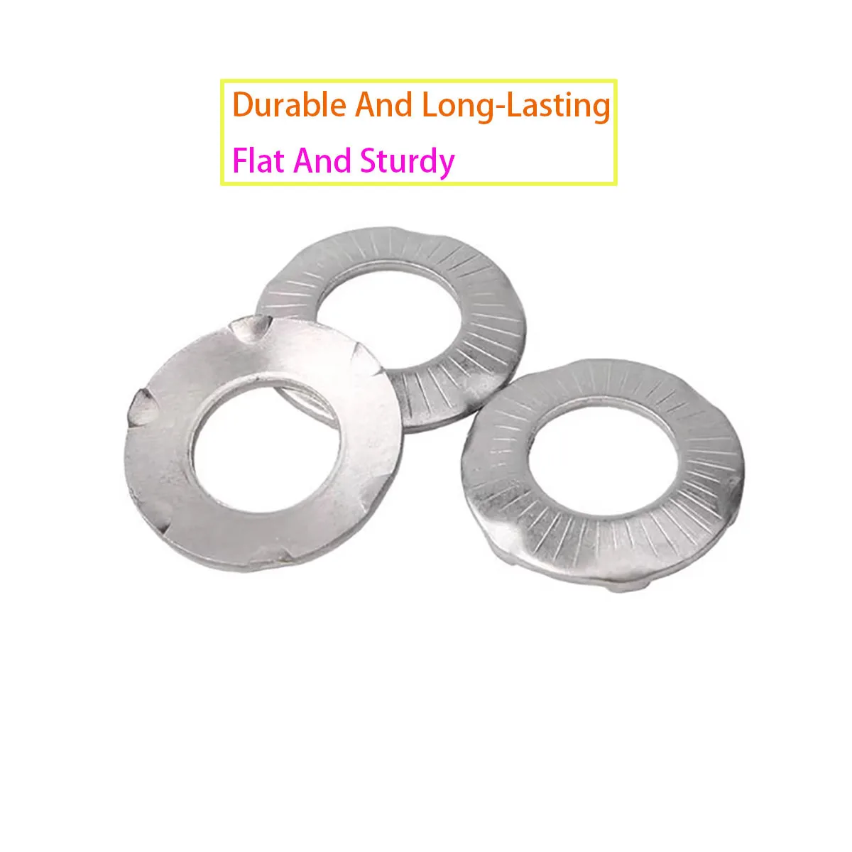 304 Stainless Steel Claw Type Grounding Washers Knurled Dish Washers Toothed Lock Washers M4 M5 M6 M8 M10 M12