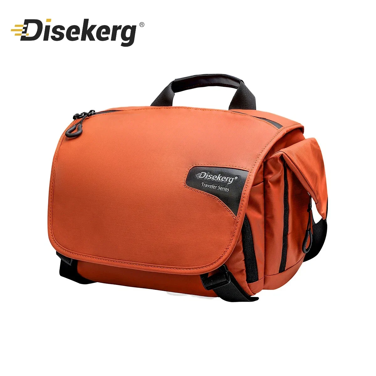 Disekerg Traveler Camera Sling Bag 6L/9L Waterproof 420D Nylon Quick‑Access Tripod Luggage Strap for DSLR Mirrorless Drone