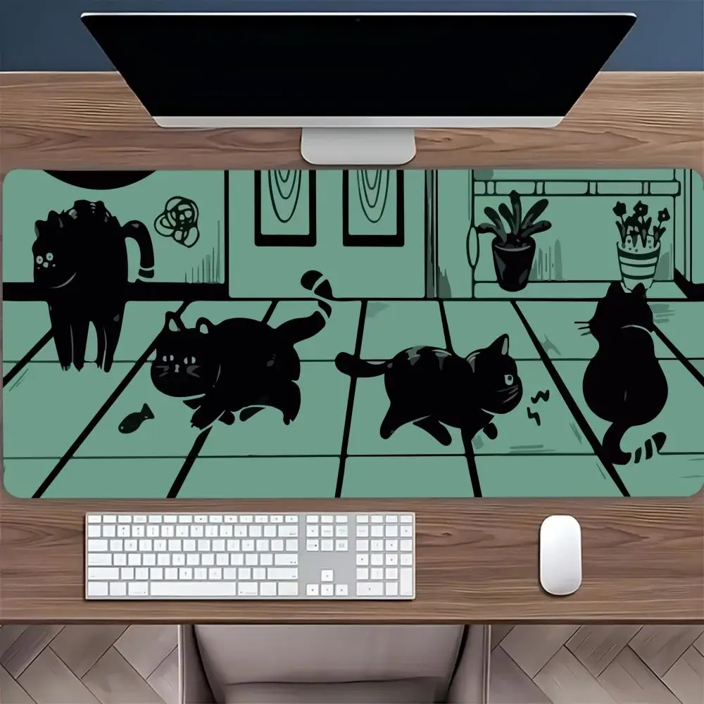 1 pçs mouse pad tamanho grande mouse pad xxl teclado de borracha mouse tapete anti-deslizamento gamer mouse pad portátil escritório em casa mouse cobertor