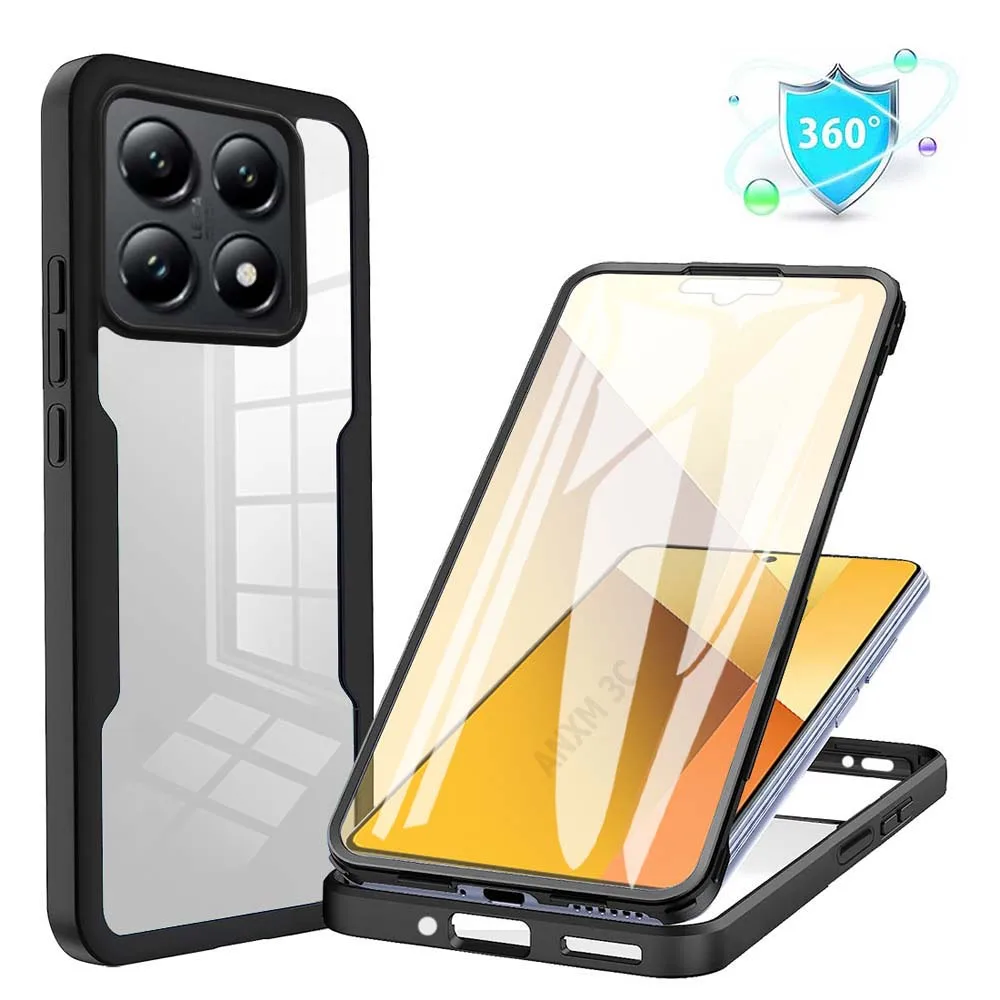 360 Full Cover Case For XIAMO Mi 14T 14T Pro Funda For Mi 13