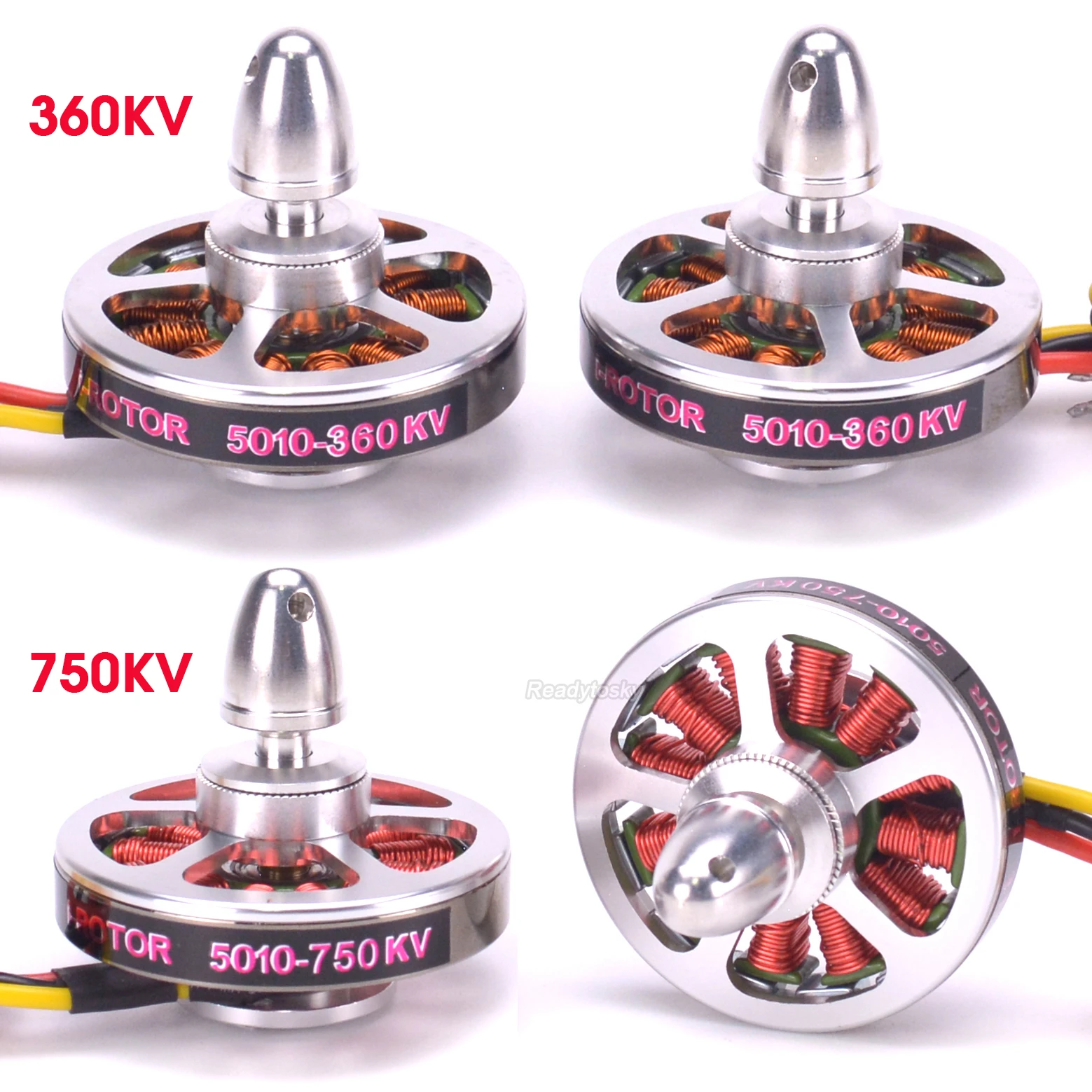 NEW 5010 360KV / 750KV High Torque Brushless Motors For ZD550 ZD850 MultiCopter / QuadCopter