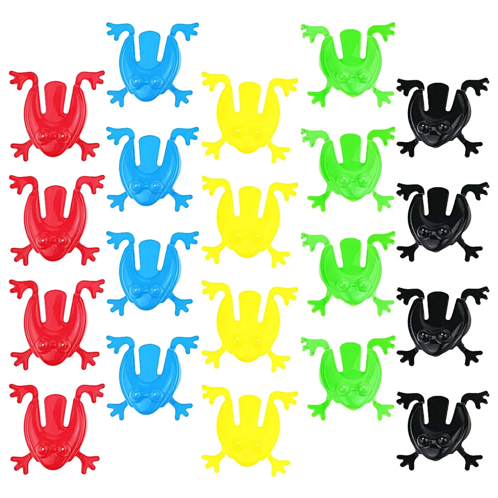 

100 Pcs Children Educational Toy Toddlers Frogs Leap Toys Classic Realistic Plastic Jumping Bouncing