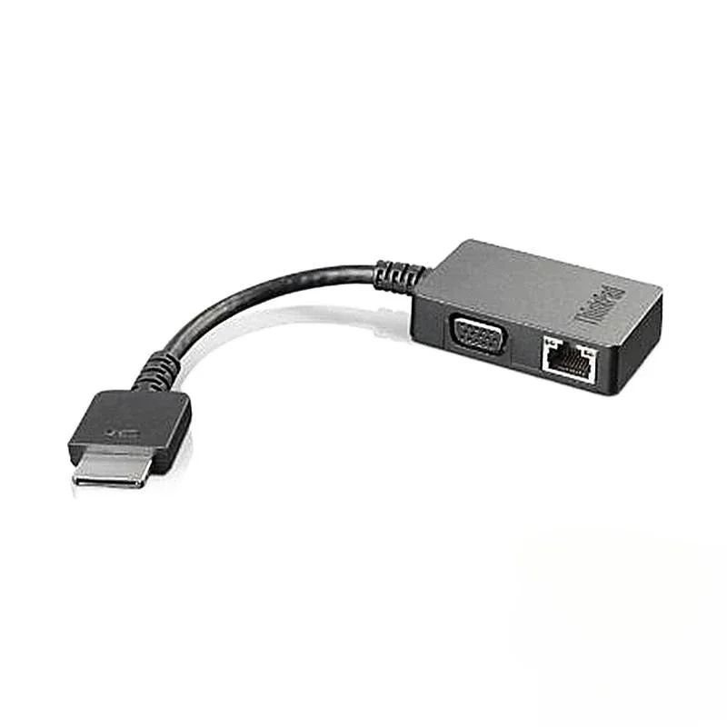 FOR Lenovo ThinkPad OneLink  to VGA/RJ45 Adaptor (Black) New IBM ThinkPad 13/Gen 2, yoga 260, yoga 460  X1 yoga 1st,yoga 14