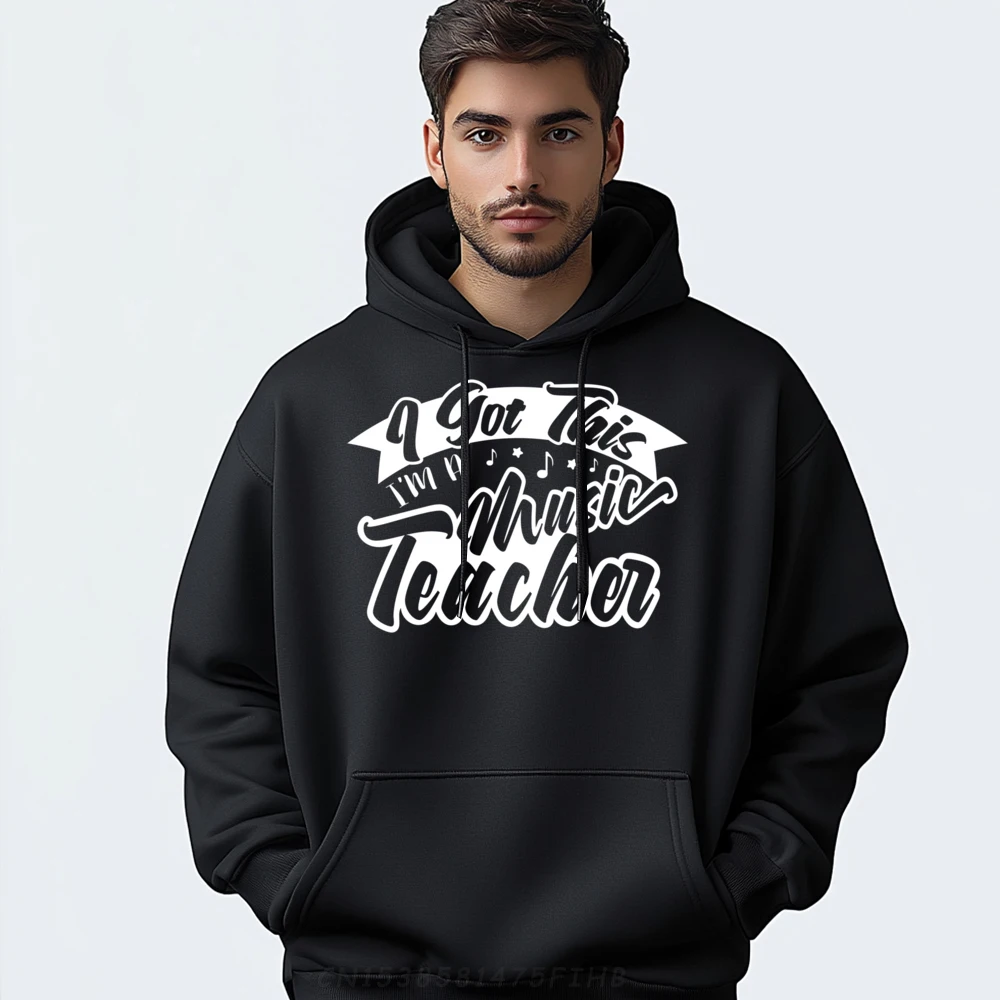 

Music Teacher Back To School Teacher Appreciation Anime Pullover Hoodies Camiseta Masculina Illustration