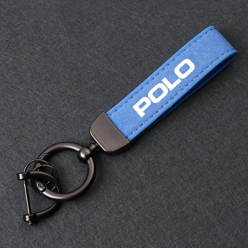 Fashion Car Key Keychain Chain Ring Keyring Holder Auto Accessory For Volkswagen VW POLO Badge 6R 6N 6N2 6C 9N 9N3 Rline R Line