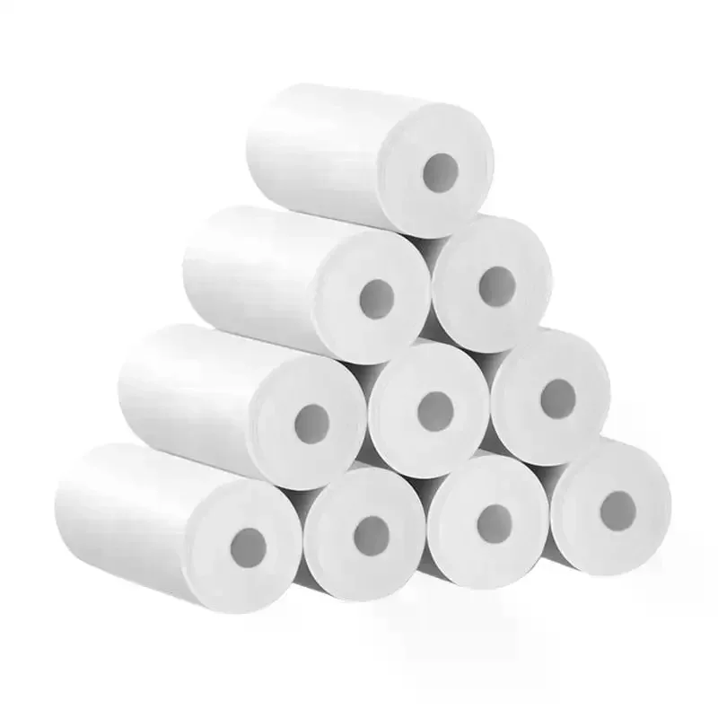 10Rolls 57x25mm White Thermal Paper For Children's Camera Instant Print Kids Camera Printing Paper Replacement Accessories