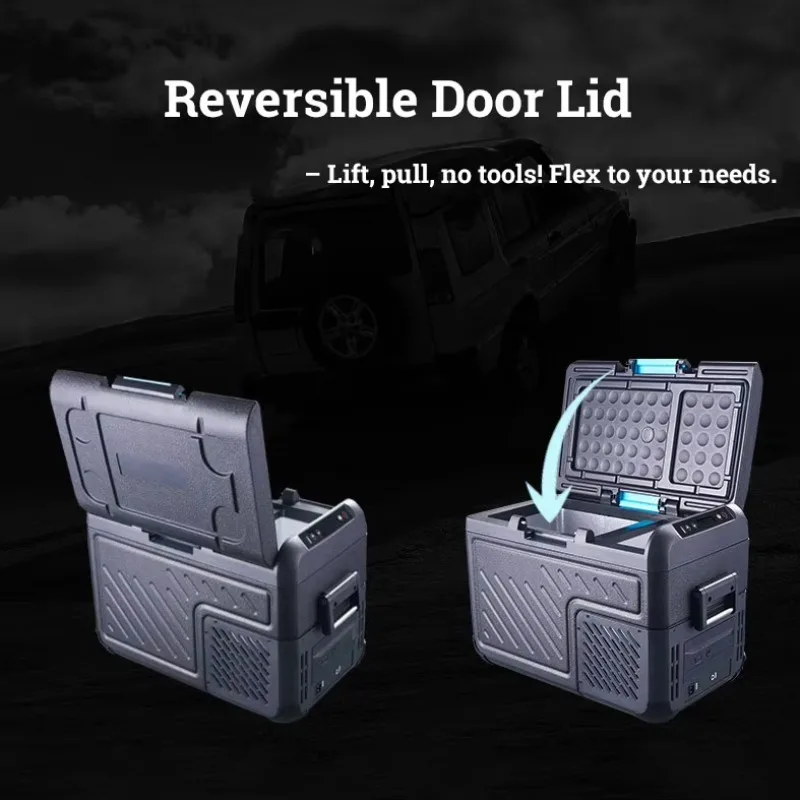 18L Portable Car Fridge Freezer 12V 24V Compressor Cooler with LED Display for Car Truck RV Camping