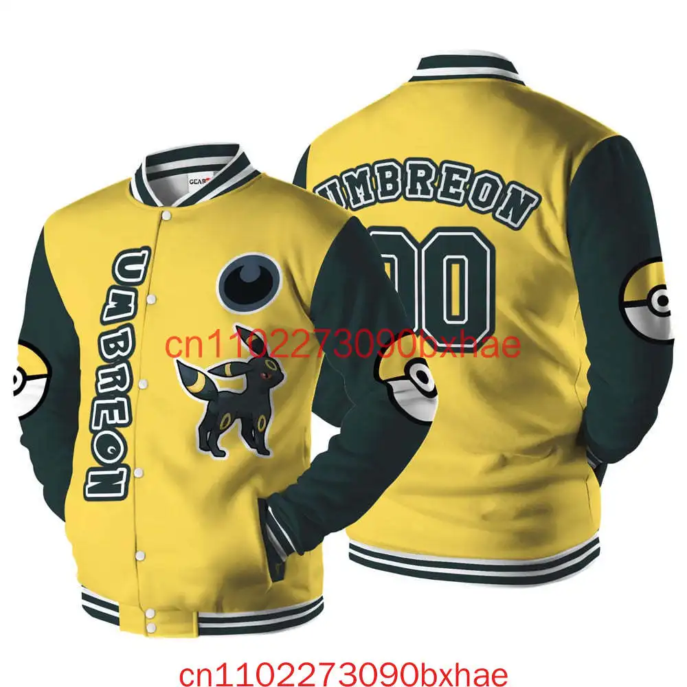 2026-新しいポケモン-umbreon-野球ジャケットコート-3d-プリント男性と女性子供ボタンカジュアルクール野球ジャケット
