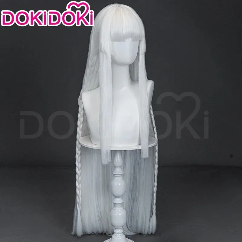 zz04zz12 بريجيتا تأثيري لعبة Metaphor: ReFantazio Cospaly DokiDoki النساء 80 سنتيمتر شعر مستعار طويل Hulkenberg قبعة مجانية