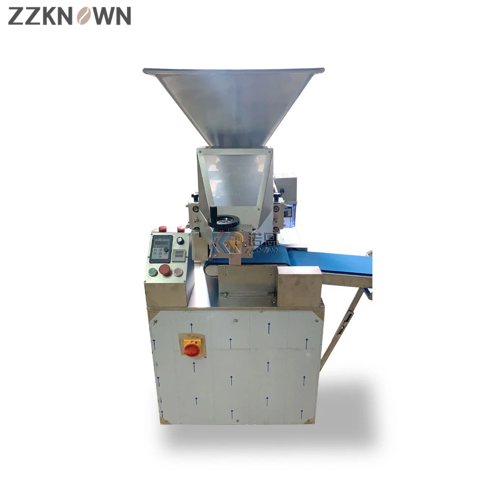 ماكينة تصنيع قطع كرات العجين الأوتوماتيكية بالكامل، كعكة همبرغر، مقسم عجين البيتزا، مستدير تجاري