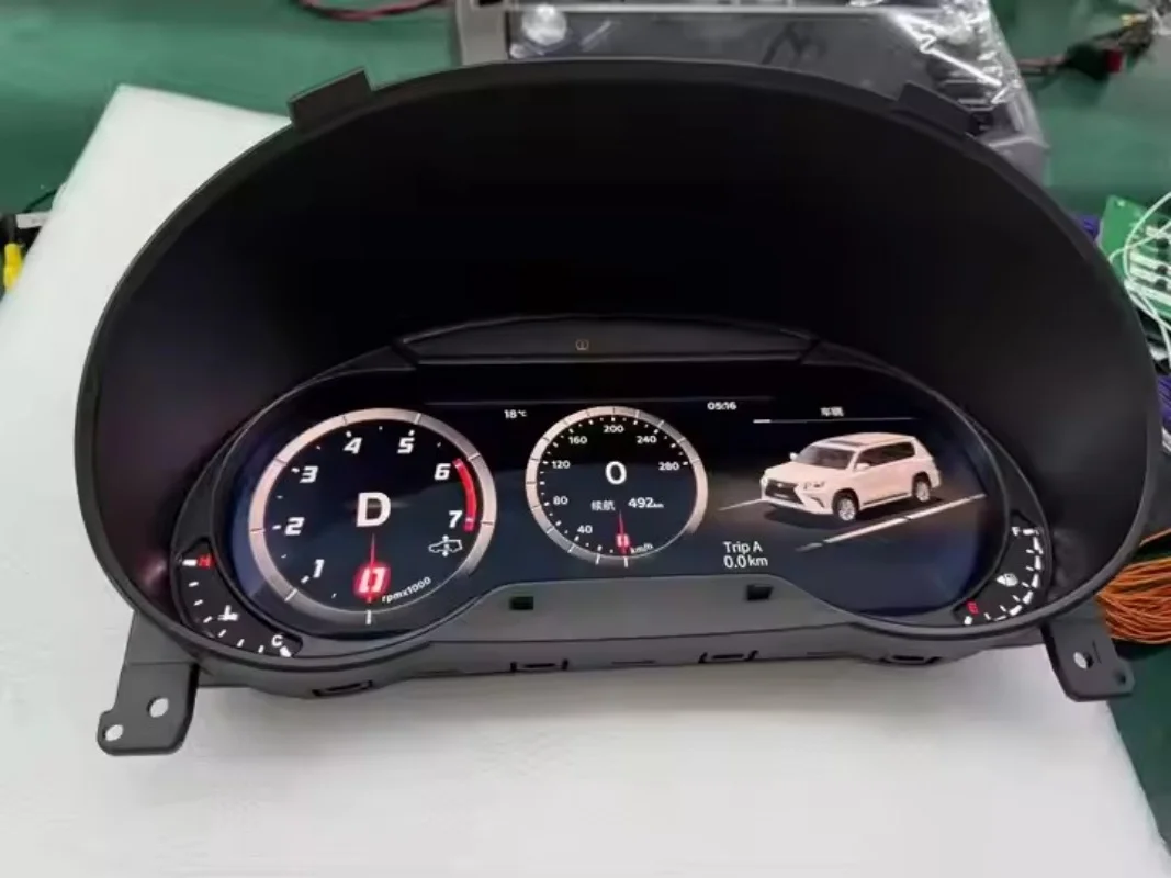 

Car LCD Digital Cluster For Lexus GX GX400 GX460 GX470 2010-2021 Dashboard Virtual Cockpit Instrument Auto Speed Meter Screen