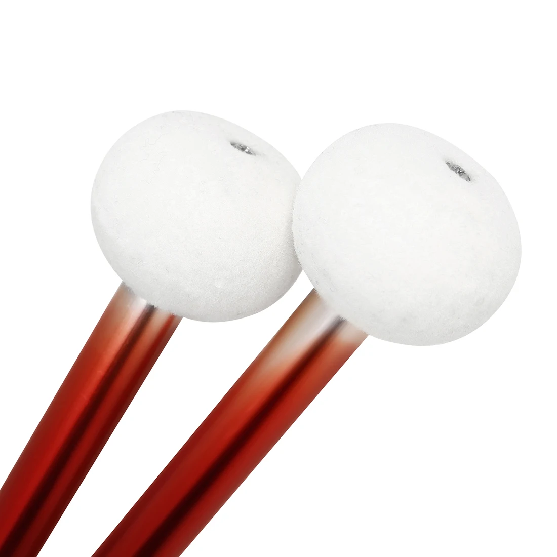 IRIN Timpani Felt Drum Mallets Drumsticks 1 Pair Aluminium Alloy Non-slip Handle Percussion Instruments Accessories Drum Parts