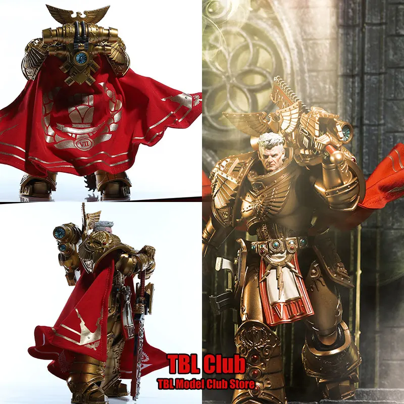 JOYTOY Warhammer 30k 1/18 Scale Imperial Fists Seventh Legion Rogal Dorn Cape For 3.75inch Soldier Action Figure Model