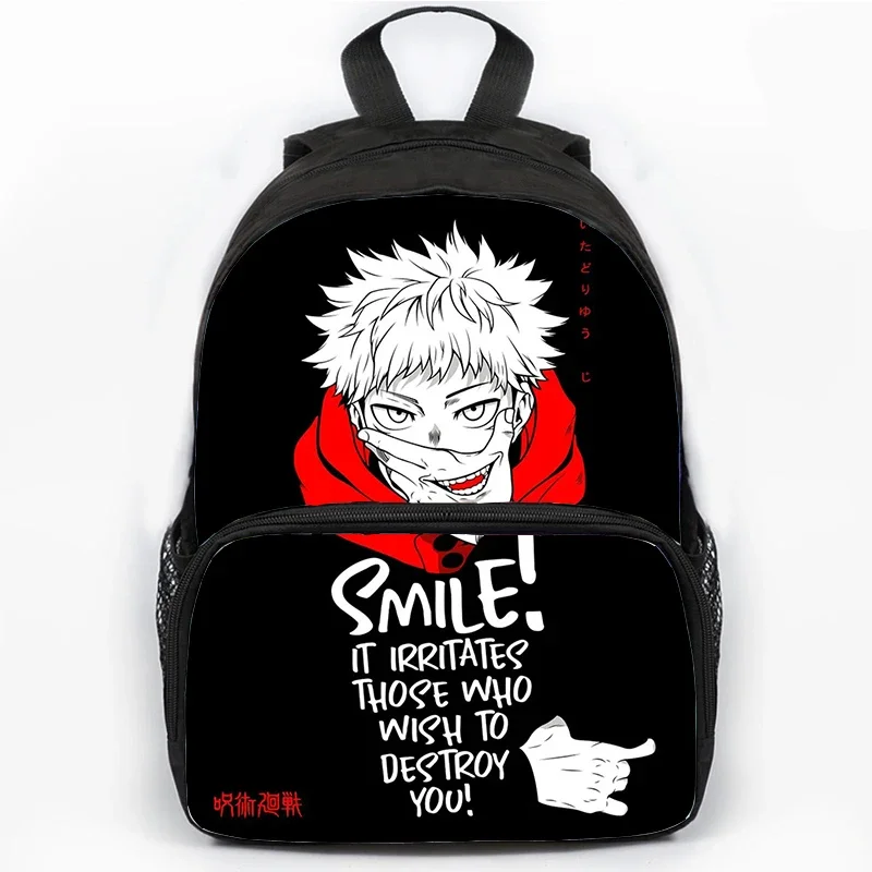 Anime J-Jujutsu Kaisen Backpacks Boys Girls School Bag Rucksack Large Children Backpack Gojo Satoru Yuji Itadori Book Bag