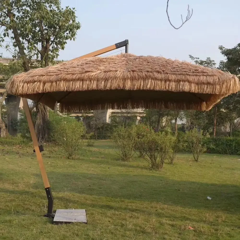 

2022 Factory Hot Sale Outdoor Furniture Beach Garden Patio Thatch Straw Umbrella For Hotel Restaurant Swimming Pool