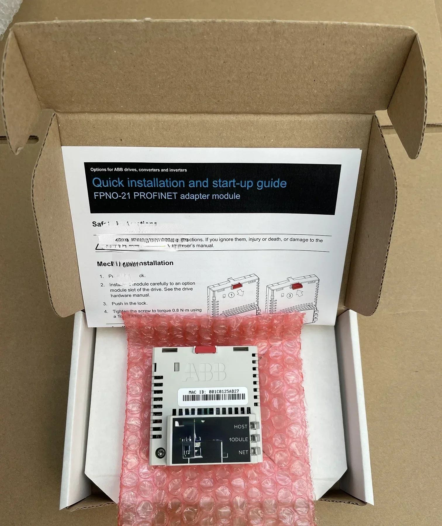 

Bestseller New Arrival ACS880/580 Profinet Communication Module FPNO-21 Bus Adapter Frequency Converter - Industrial Automation