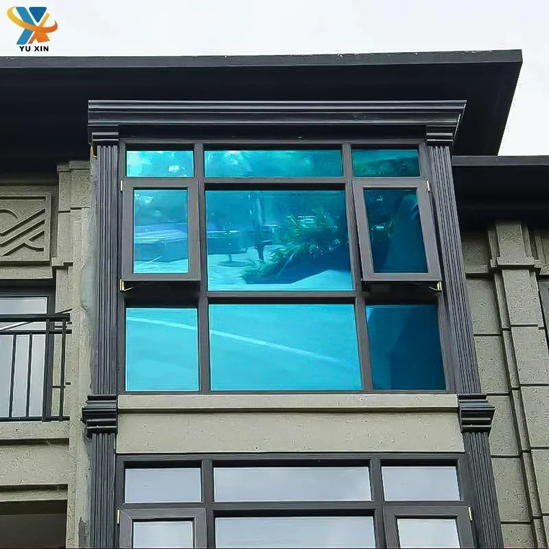 Building Window Tint Film House Decoration Blue Sliver Heat Insulation One Way Mirror Building Solar Window Film