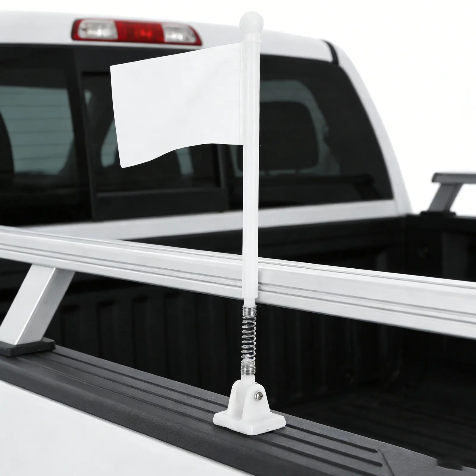 6Pcs Plastic Car Flag Pole Holder Set Self Adhesive Window Mount for Suv Pickup Rv Dashboard Side Display Festive Sports Parade
