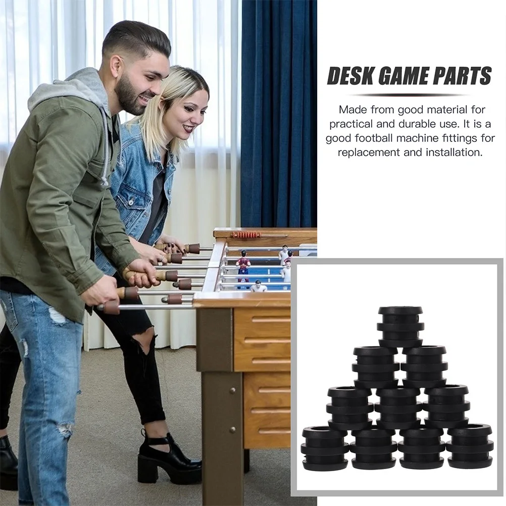 

15Pcs Football Accessories Beer Barrel Tabletop Foosball Bushings Plastic Foosball Bearing Rod Game Accessories Wide Application