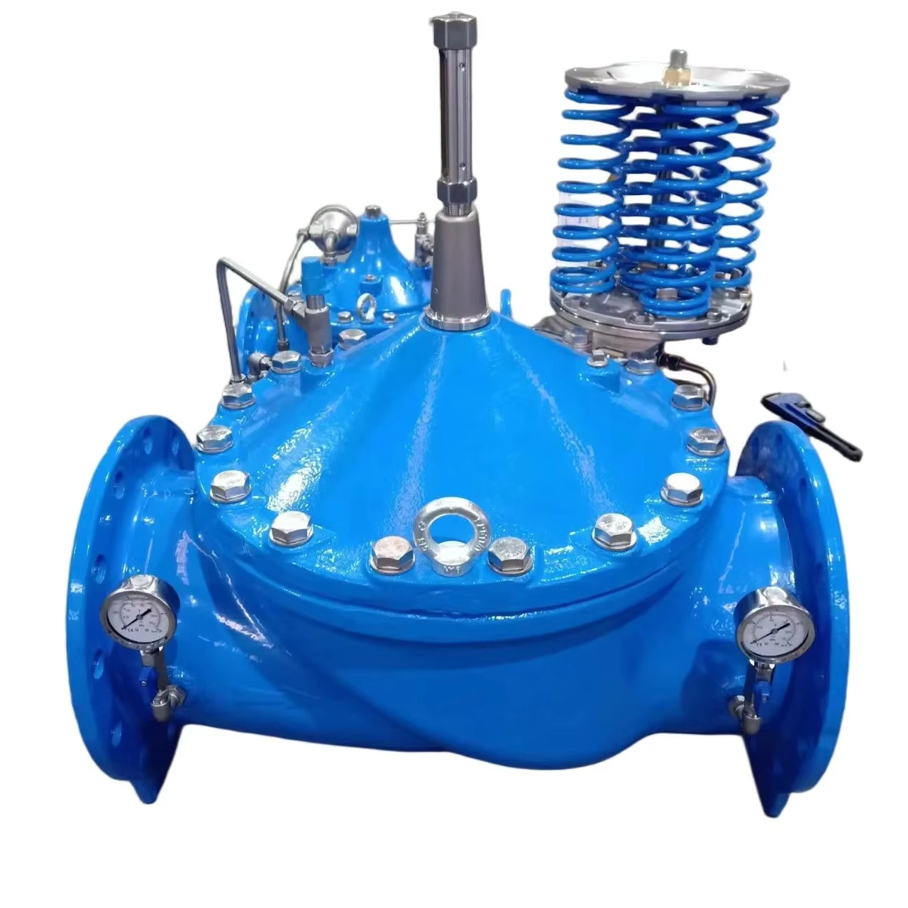 OEM الملف اللولبي تخفيض الضغط هيكل الطيار تشغيل/إيقاف صمام التحكم في الموقف وسائط زيت الغاز والماء متوافق مع الغاز والزيت