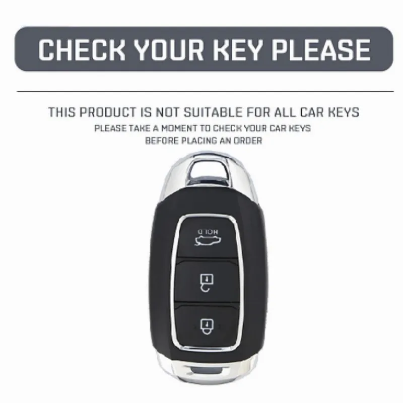 Car Key Case Cover for Hyundai Creta I20 I30 IX35 IX25 Elantra Grandeur Ig Accent Solaris Sonata Fe Palisade Kona Azera Encino