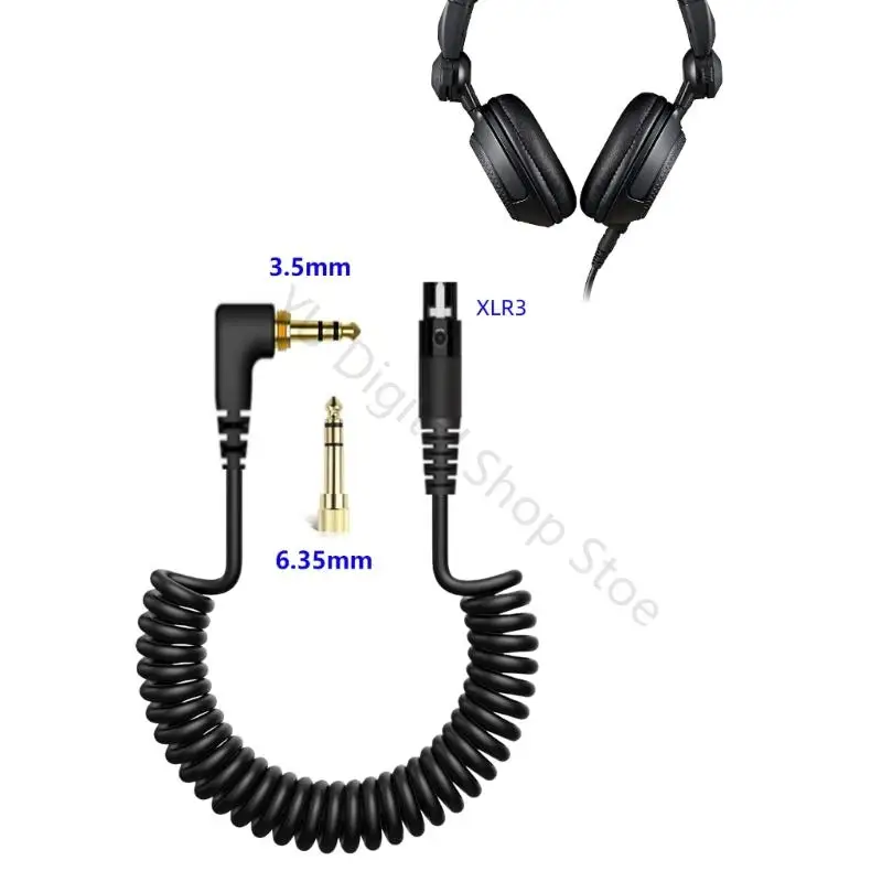 96BA Flexibles Anti-Tangle-Spiralkabel für professionelles HDJX10-Kopfhörerkabel – Detail 9