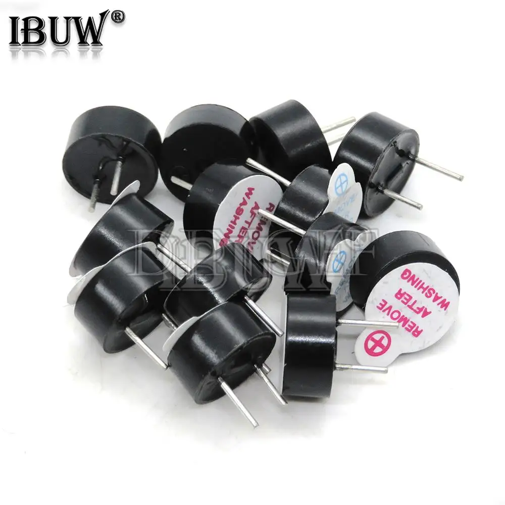 

5PCS Active Buzzer 3V 5V 12V 16R TMB12A03 TMB12A05 TMB12A12 Magnetic Long Continous Beep 12095 12*9.5mm Speaker 9042 9*42mm