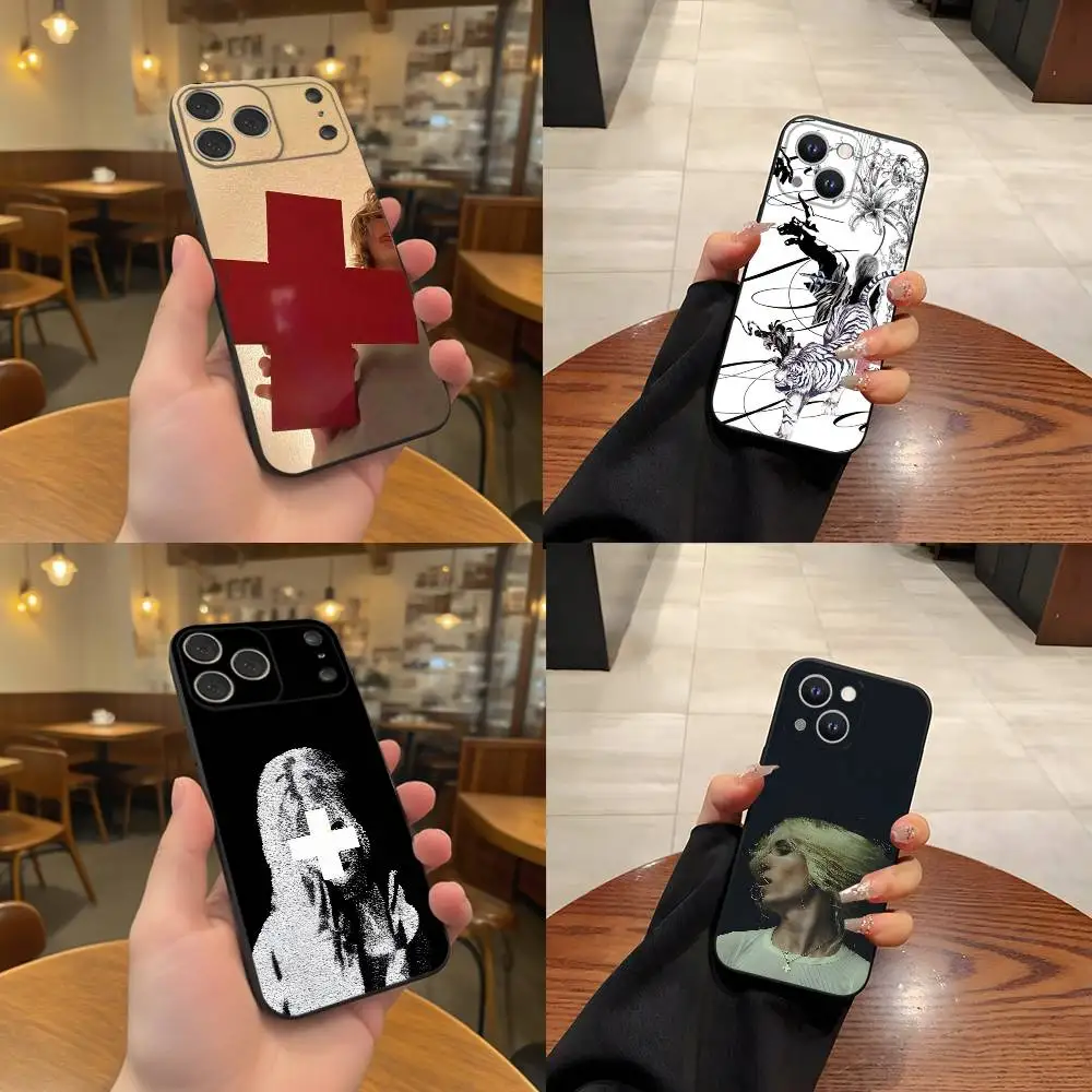 

Singer 2hollis Albums Black Soft Cover Phone Case For iPhone 17,16,15,14,13,12,11,Pro,Max,Plus