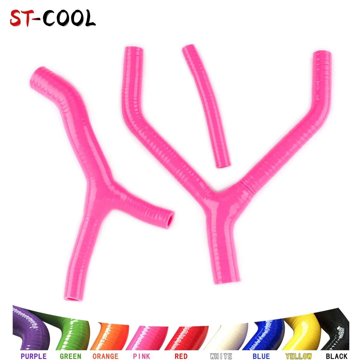 FOR YAMAHA YZ 125 YZ125 1989 1990 1991 1992 High Performance Radiator Hoses Kit Silicone Tubes 3Pcs 10 Colors