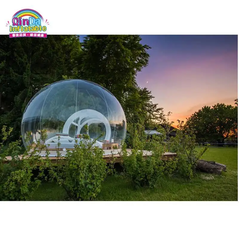 

Индивидуальная портативная надувная палатка, прозрачная пузырьковая палатка, купольный дом для кемпинга