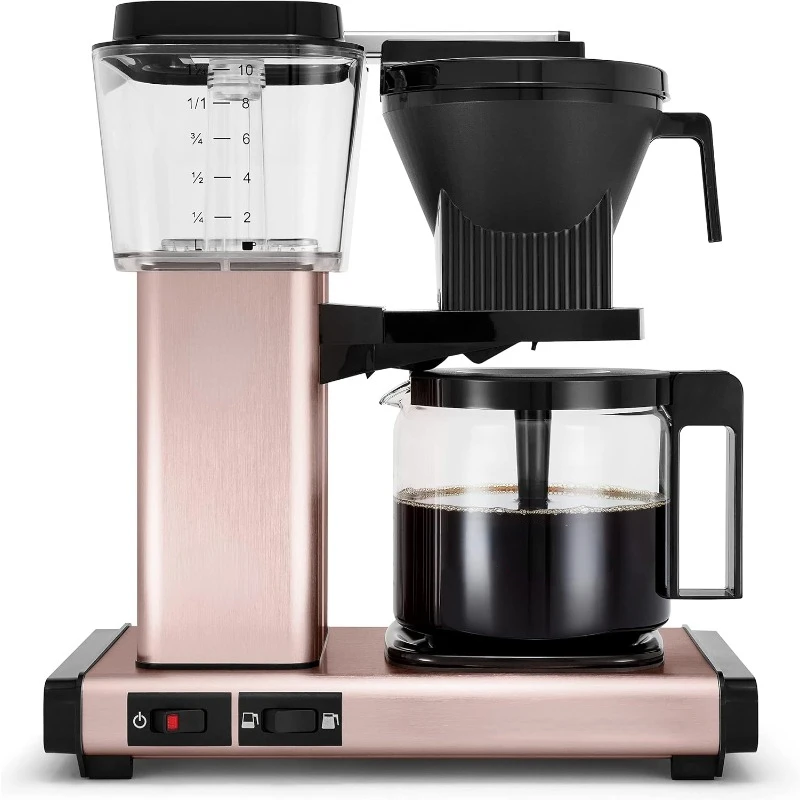 

Moccamaster 53935 KBGV Select 10-Cup Coffee Maker, Rose Gold, 40 ounce, 1.25l