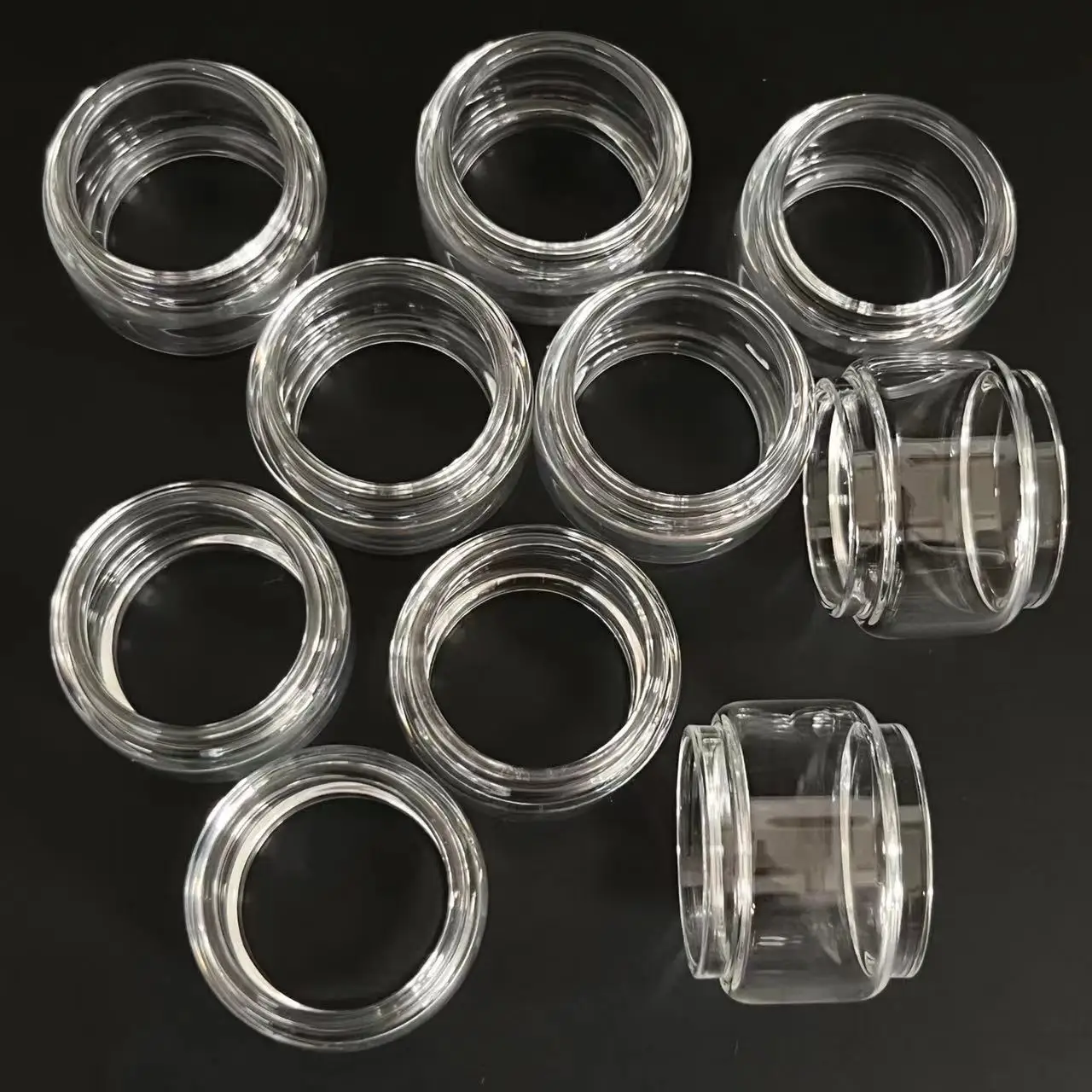 10PCS Transparent Bubble Fat Replacement Glass Tube For Kylin Mini V2 Kylin M Kylin M Pro Tank Upholstery Accessories