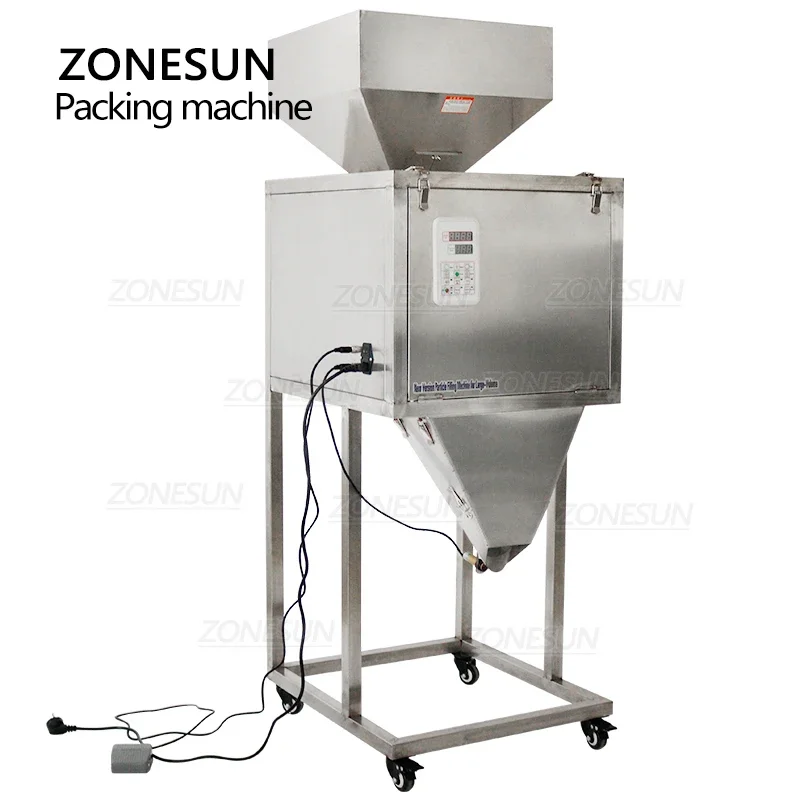 ZONESU Automatic quantitative weighing filling machine Tea coffee beans Packing Machine automatic powder granule filler  machine