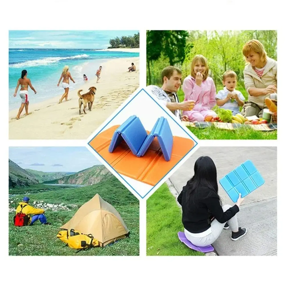 وسادة مريحة للتخييم من الإسفنج الناعم خفيفة الوزن وقابلة للطي ومقاومة للماء وسادة جلوس مقاومة للرطوبة للأنشطة الخارجية #1